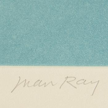 Man Ray, etching an aquatint in colours, signed and numbered 66/100.
