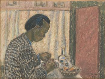 Marcus Collin, pastell, signerad och daterad-39.