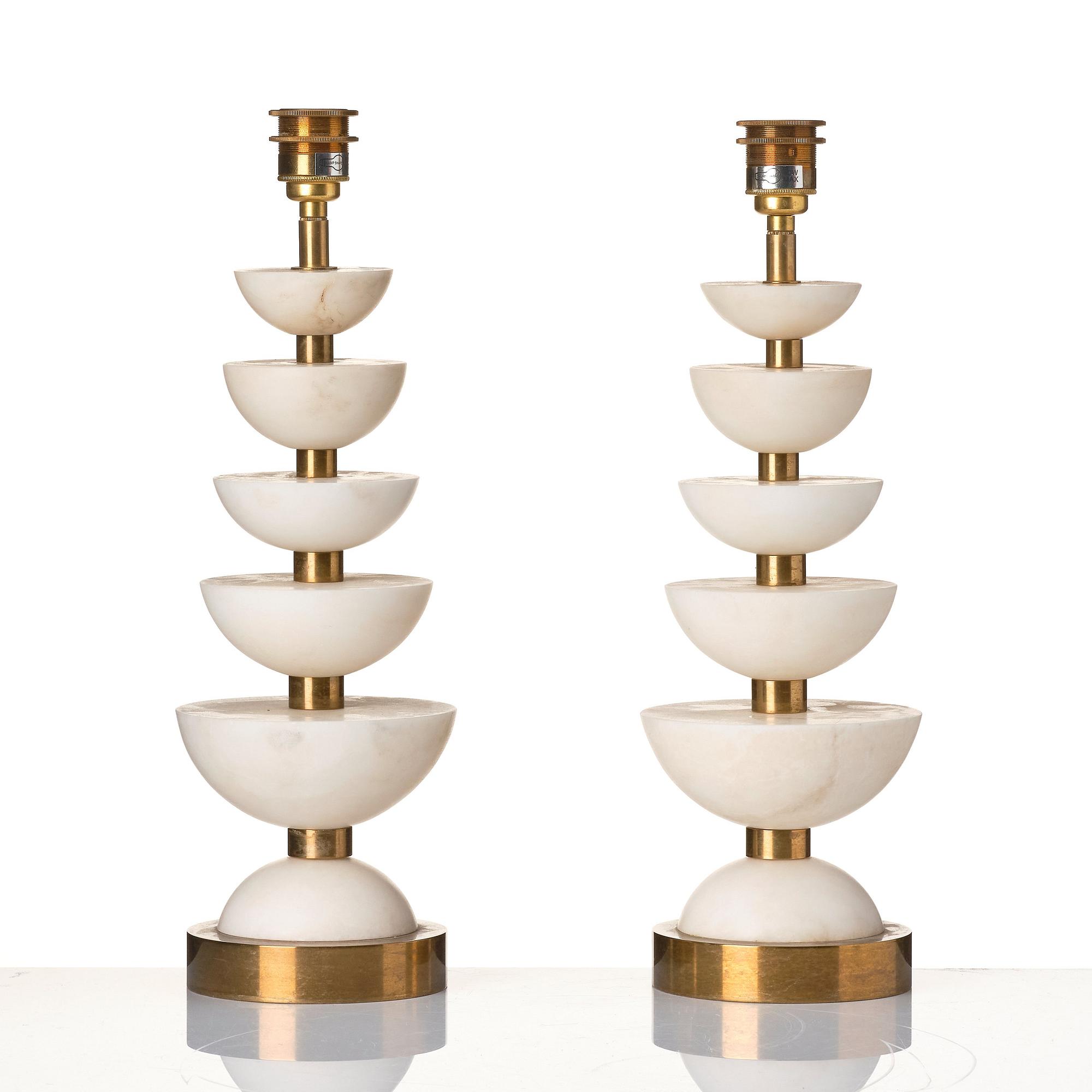 Michael & Lucy Vaughan, a pair of, "Positano" Table Lamps, Vaughan, United Kingdom, 2015.