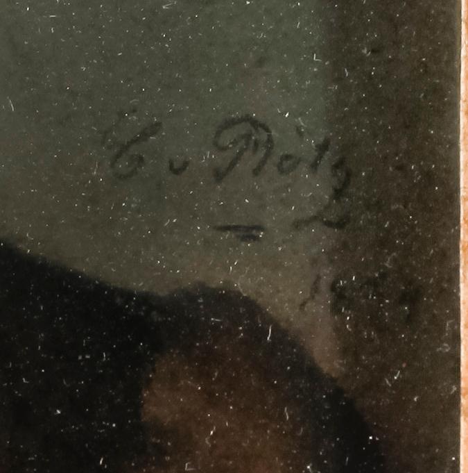 CARL LUDWIG VON PLÖTZ, pastell, signerad och daterad 1834.