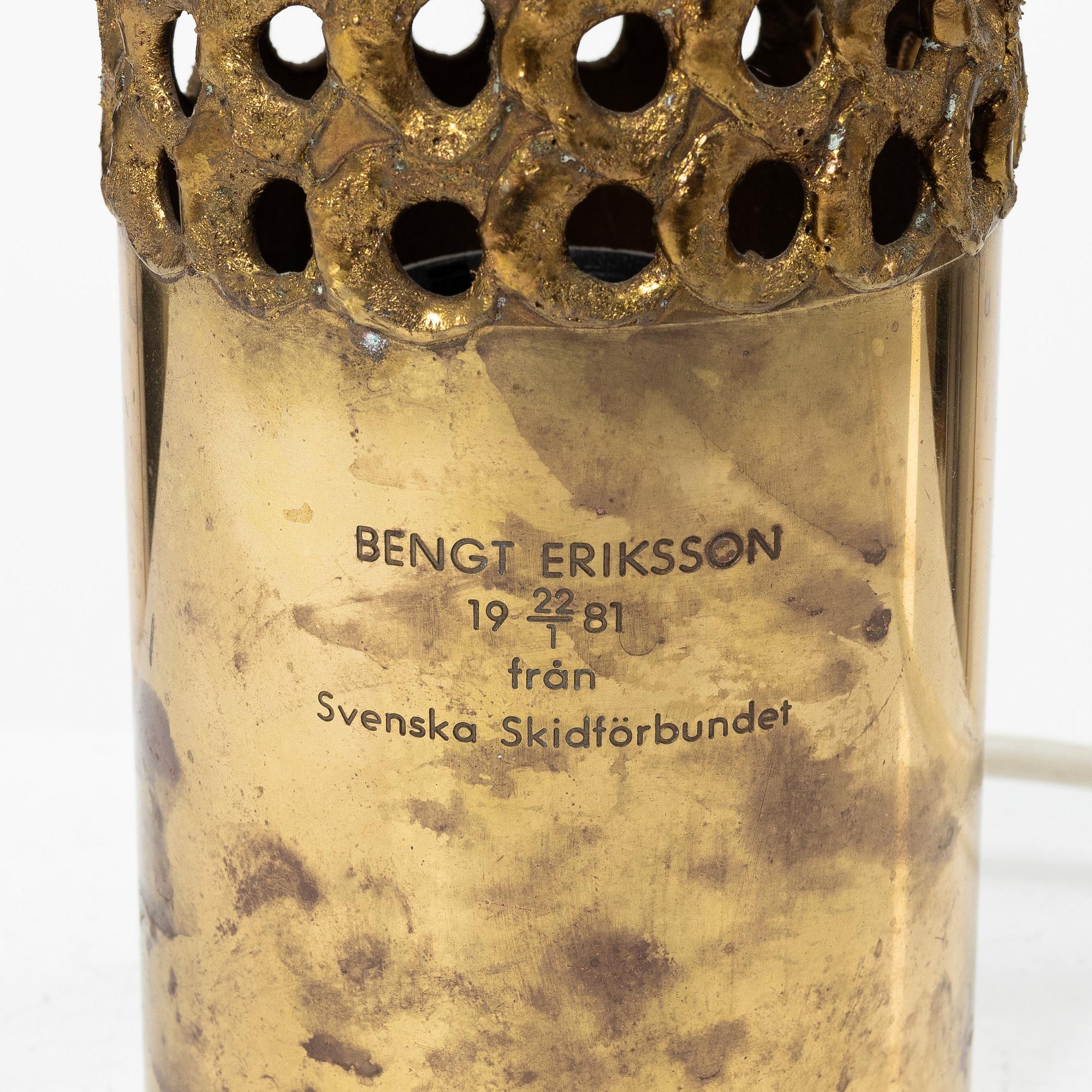 Pierre Forssell, Table lamp, Skultuna.