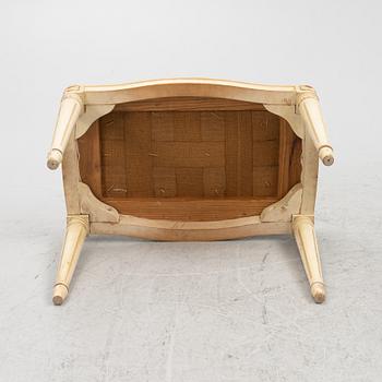 A dressing table with a stool, Blomstermåla, mid 20th Century.