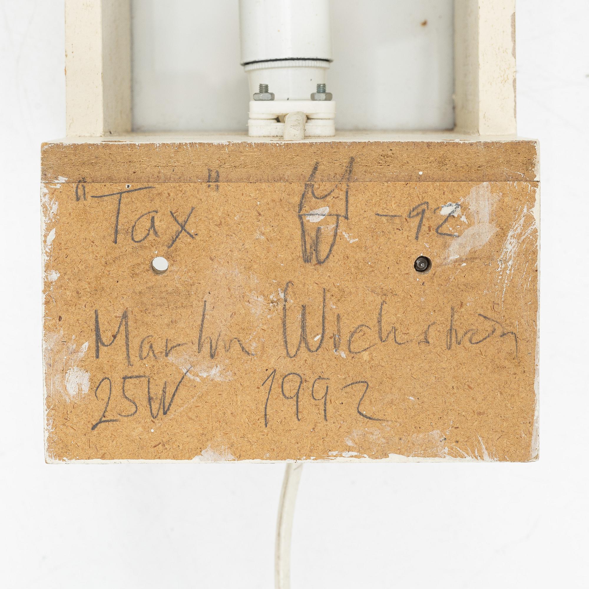 Martin Wickström, "Tax".