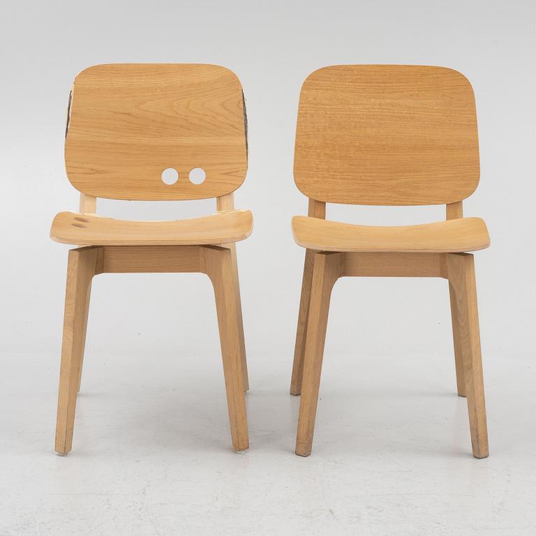 Claesson Koivisto Rune, chairs, 2 pcs, "Röhsska", Swedese, prototypes.