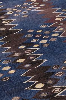 Barbro Nilsson, A CARPET, "Snäckorna", flat weave, ca 278 x 191,5-194 cm, signed AB MMF BN.