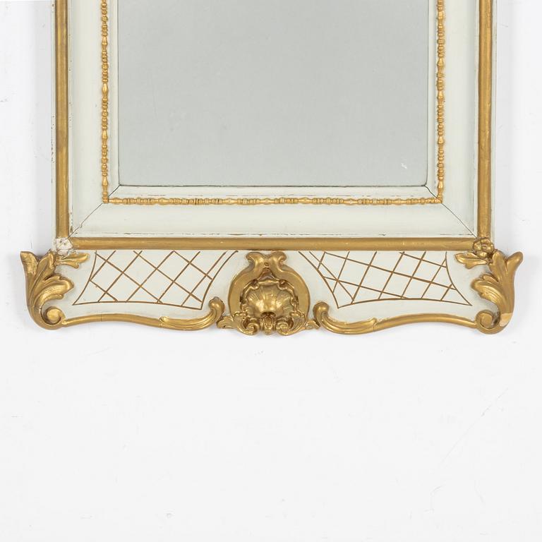 A neo rococo mirror, second half of the 19th century.