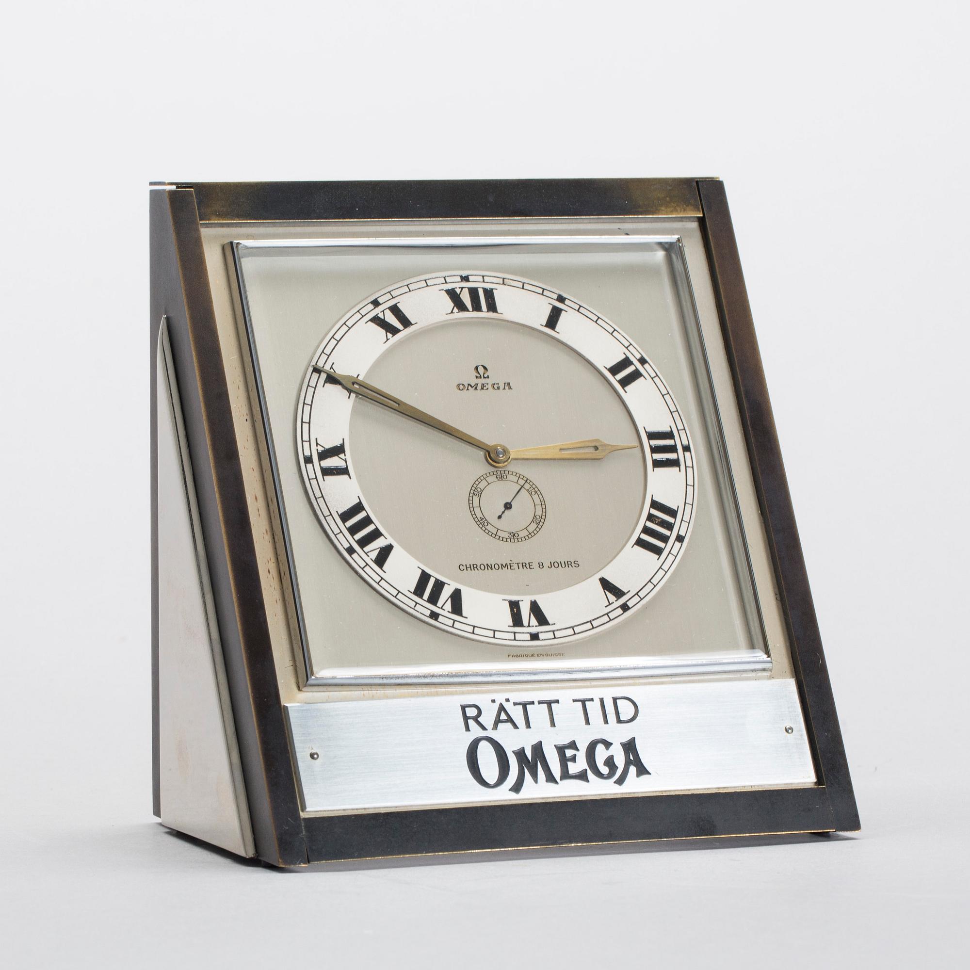 BORDSUR, Omega, "Rätt Tid", 1900-talets mitt.
