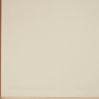 Stephen Antonakos, "Red and blue incomplete circle".