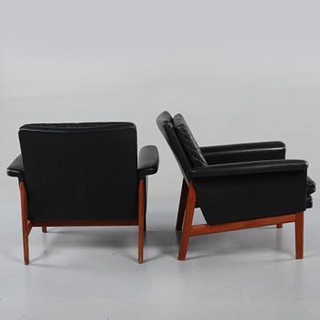 FÅTÖLJER, ett par, France & Son, Danmark, 1960-tal.