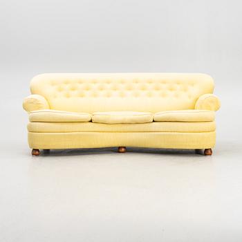 Josef Frank, model 968 sofa, Firma Svenskt Tenn, Sweden.