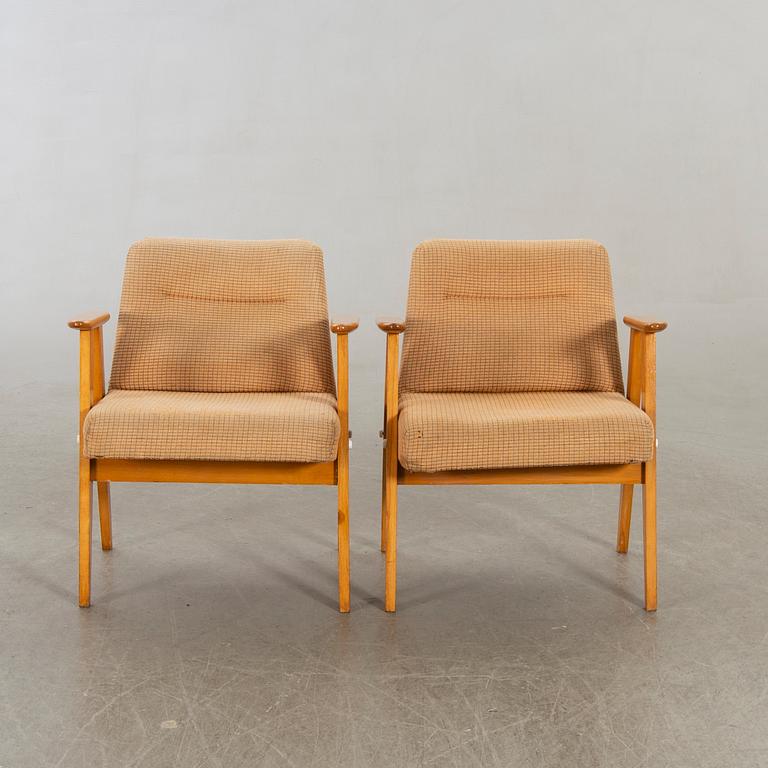 Armchairs 2 pcs Hungary 1960s.