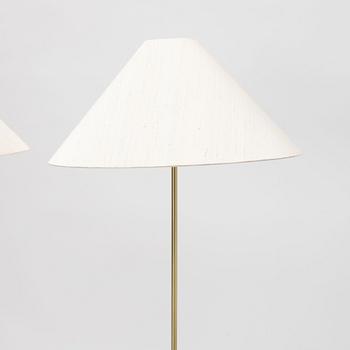 Golvlampor, ett par, Möller Armatur Eskilstuna, 1950/60-tal.