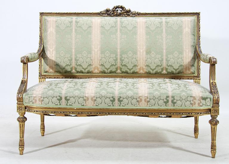SOFFA, gustaviansk stil, tidigt 1900-tal.
