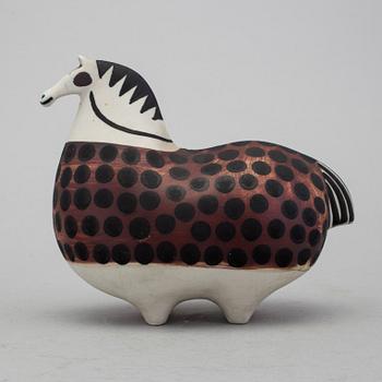 STIG LINDBERG, figurin i stengods, "Springare", Gustavsberg studio. I produktion 1952-1972.