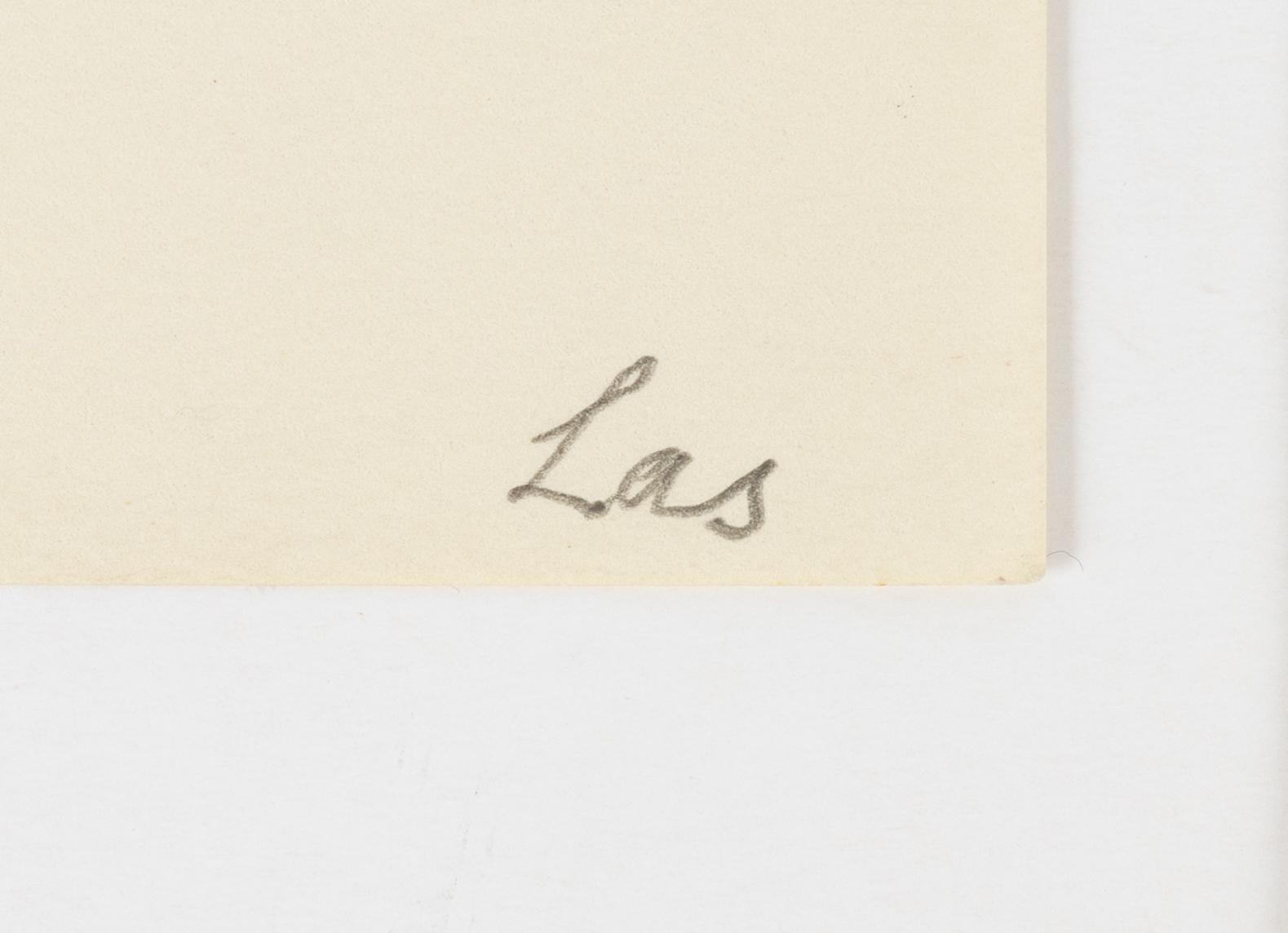 Lotte Laserstein, 2 teckningar, Ödekyrka och landskap.