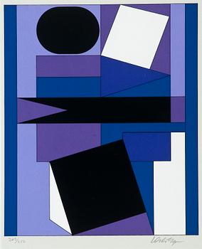 587. Victor Vasarely, COMPOSITION.