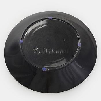 Birger Kaipiainen, Decorative dish, ceramic, signed Kaipiainen.