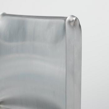 David Taylor, a unique "Aluminium Chair", own studio, Sweden 2021.