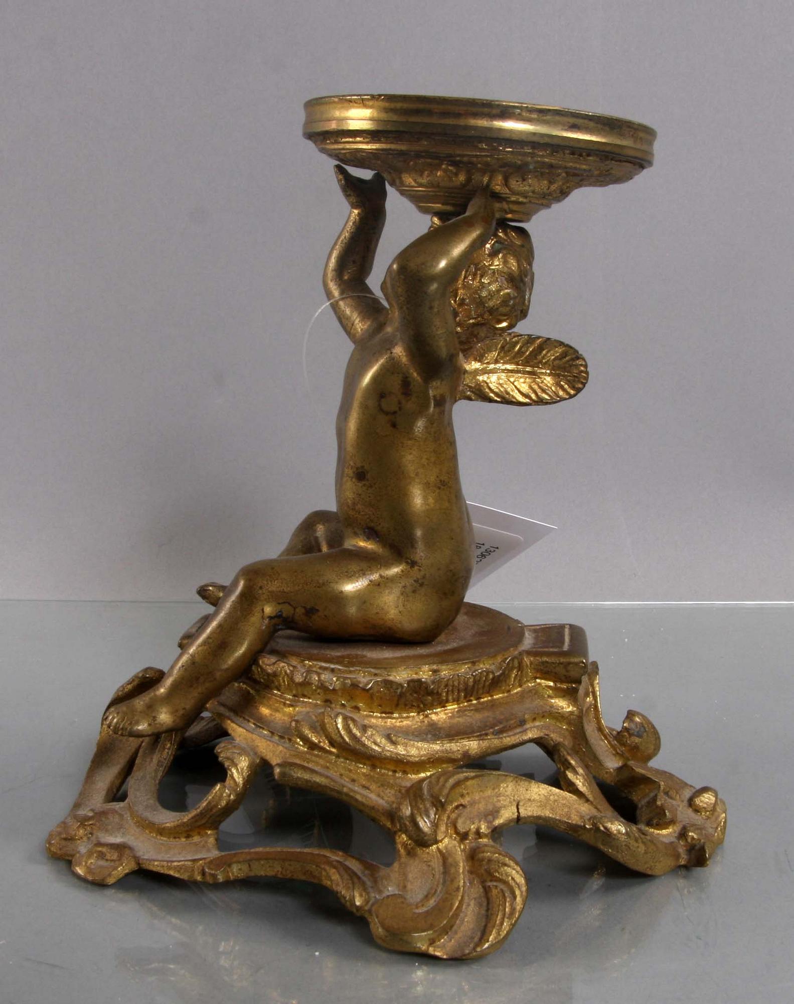 BORDSUPPSATS, brons, nyrokoko, 1800-tal.