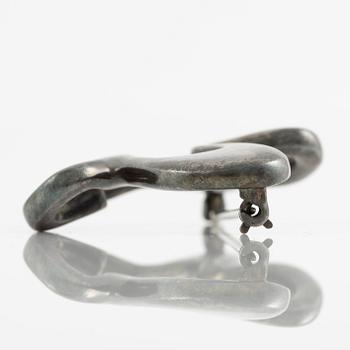 Henning Koppel, Brooch, sterling silver, Splash, by Georg Jensen, Denmark after 1945.