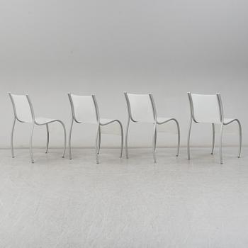 RON ARAD, four 'FPE (Fantastic, Plastic, Elastic)' chairs, Kartell, Italy, late 20th Century.