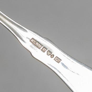 Eric Löfman, cutlery set, 28 pieces, silver, “Uppsala”, KG Markströms, Uppsala and Lidköping, some 1965.