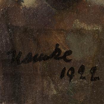 IVAR KAMKE, olja på duk. Signerad och daterad 1922.