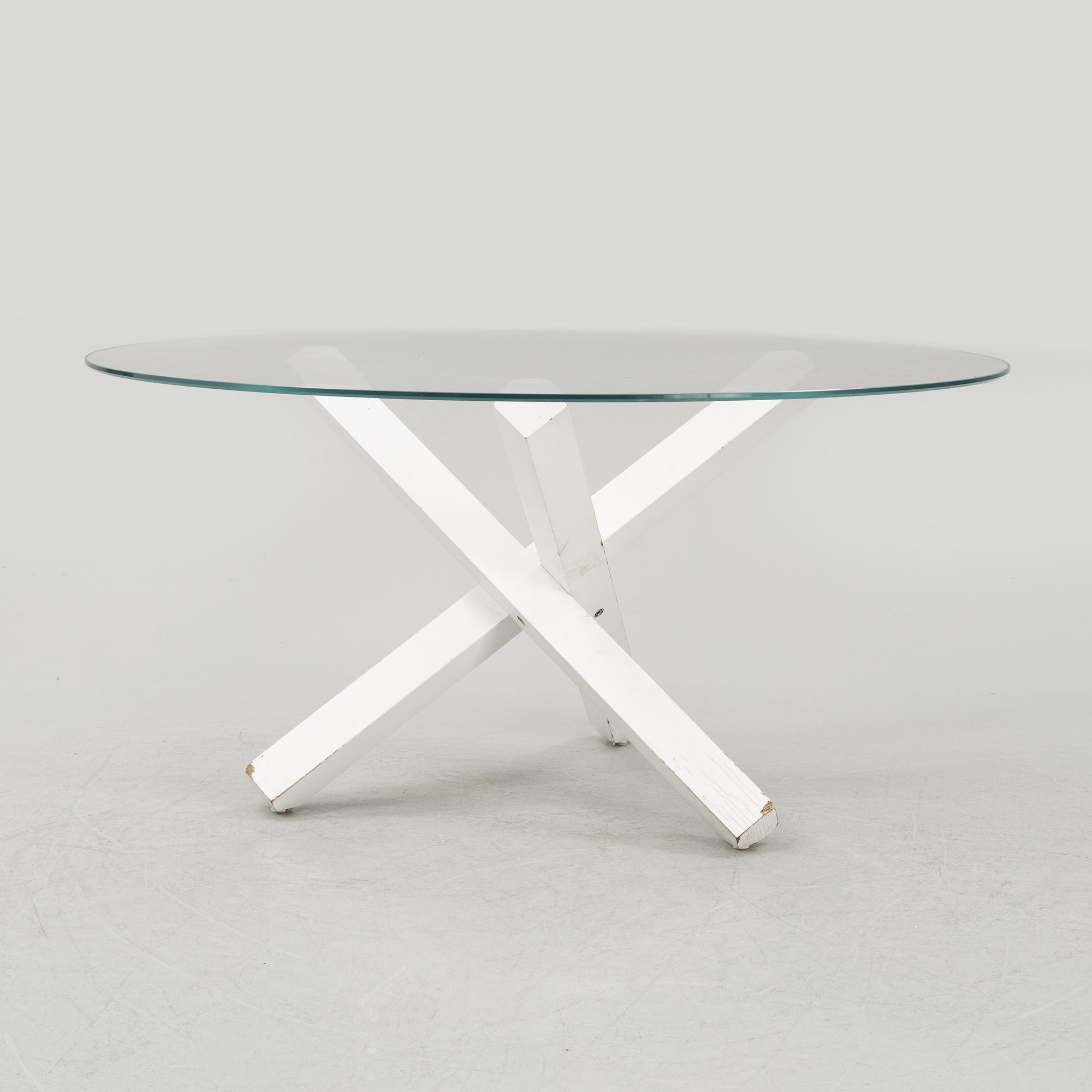 Studio Sovet, an 'Aikido' glass top table, Italy.