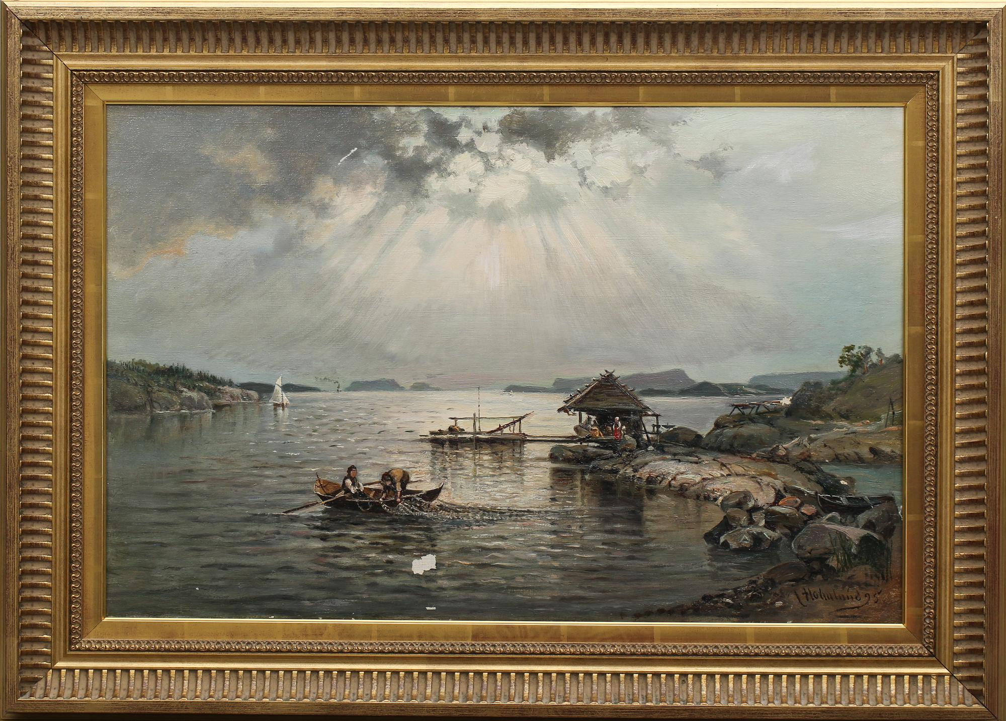 JOSEFINA HOLMLUND, olja på duk, signerad och daterad 95.
