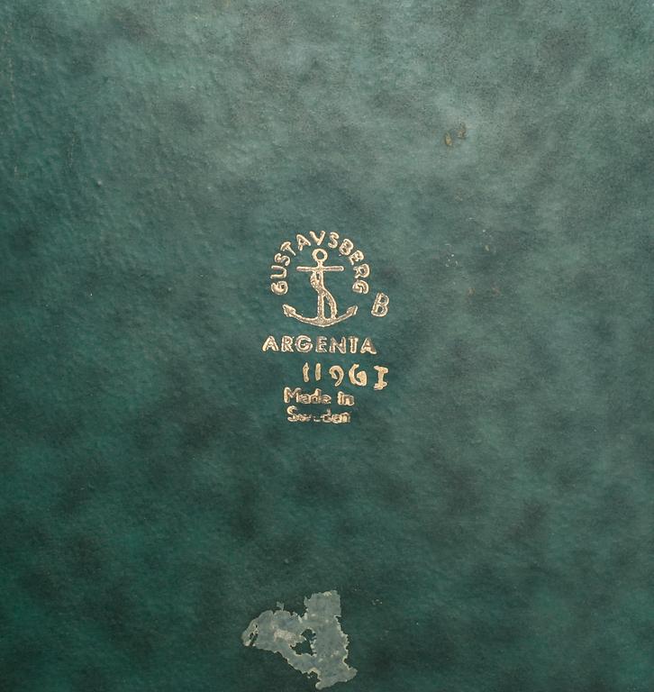 PARTI ARGENTA, 3 delar, stengods, Wilhelm Kåge, Gustavsberg.
