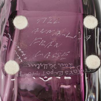 VAS, glas, Lars Hellsten, Orrefors, 1900-talets andra hälft.