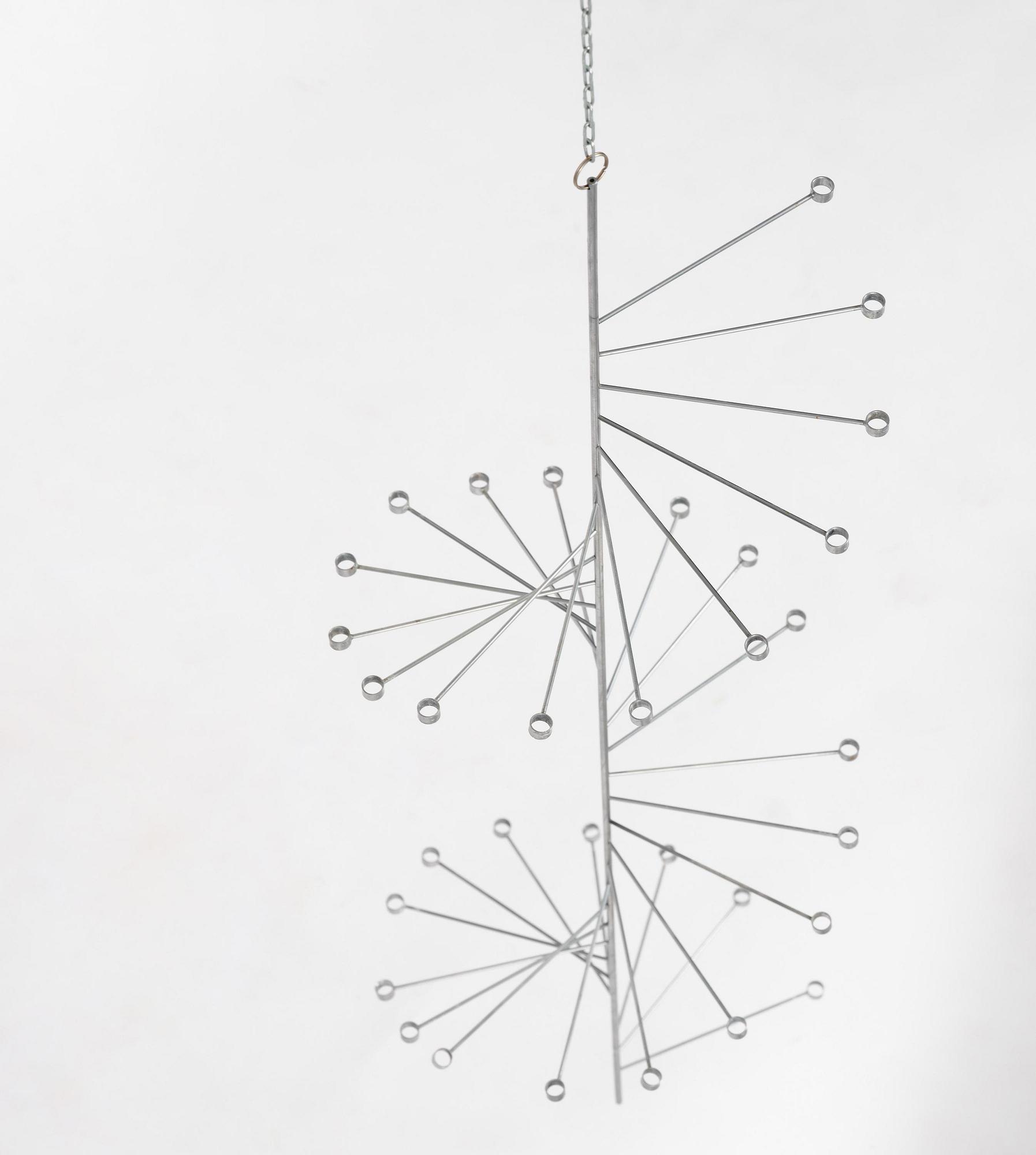 Poul Kjaerholm, ljuskrona, "PK 101", E. Kold Christensen, Danmark, 1960-tal.
