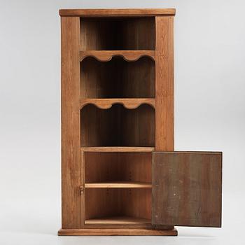 Axel Einar Hjorth, a stained pine "Sandhamn" corner cabinet, Nordiska  Kompaniet, 1931.