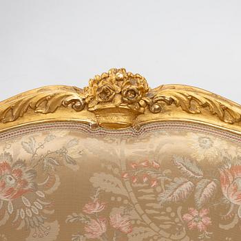 Soffa, rokokostil, 1900-talets första hälft.