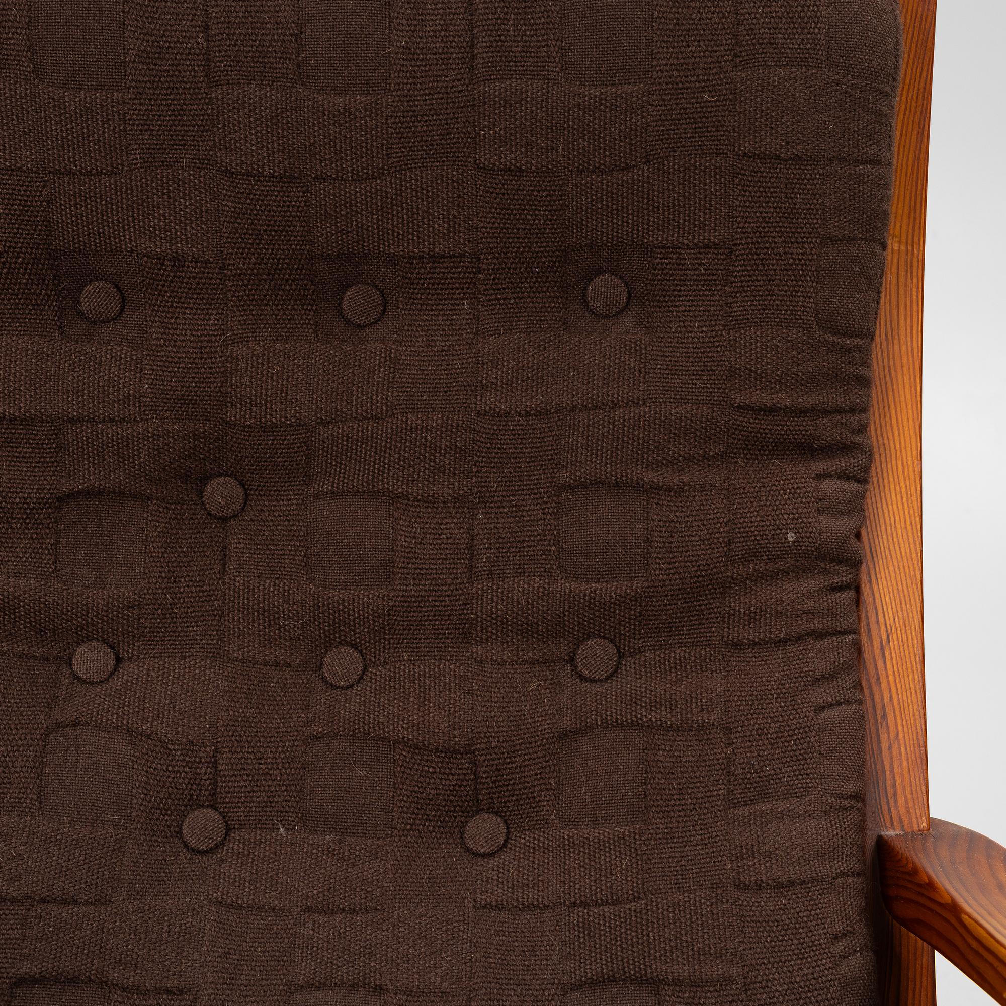 Carl Malmsten, armchairs, a pair, model "Stugan", Swedish Pine, Karl Andersson & Söner, Huskvarna 1950s.