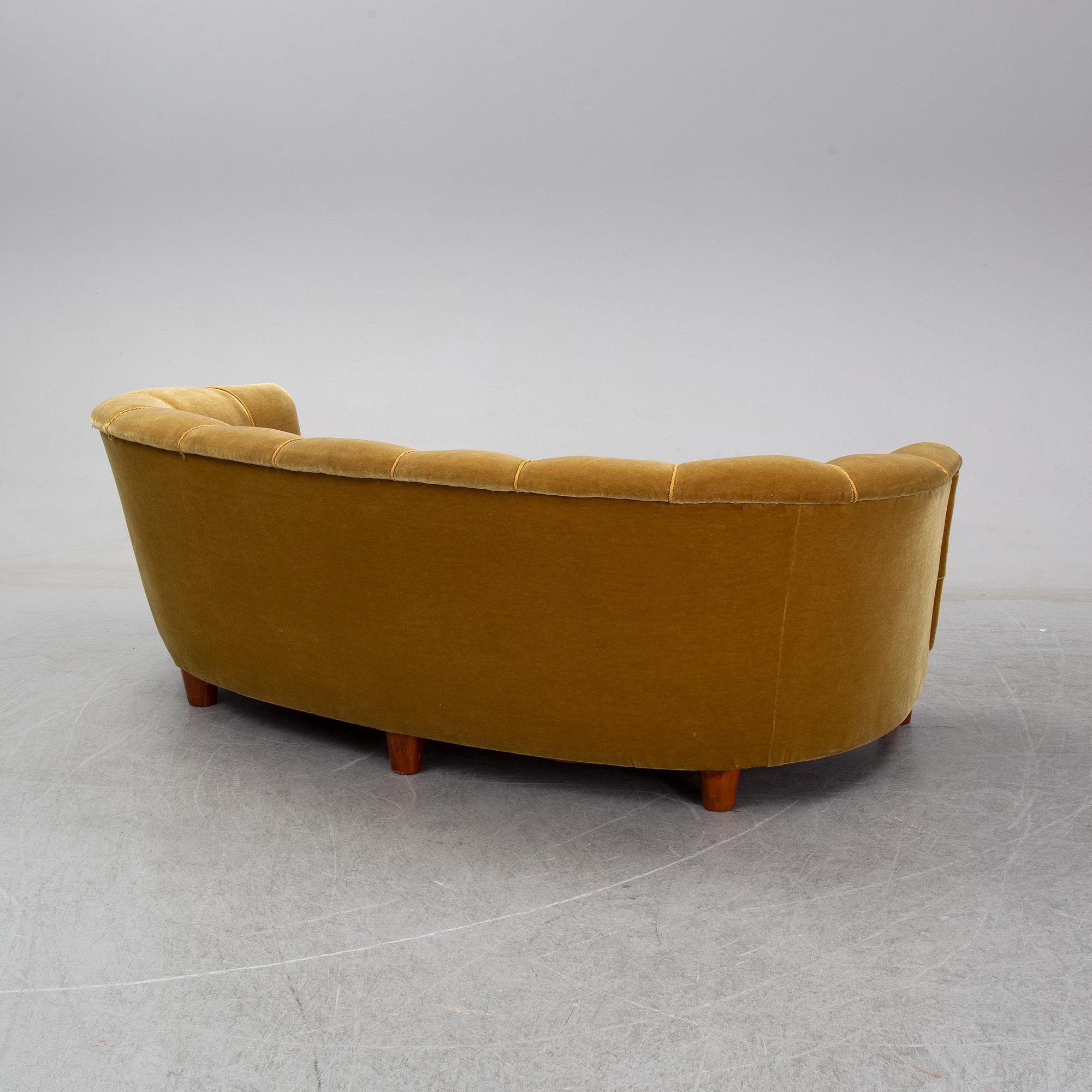 Sofa, Swedish modern, 1930s-40s.