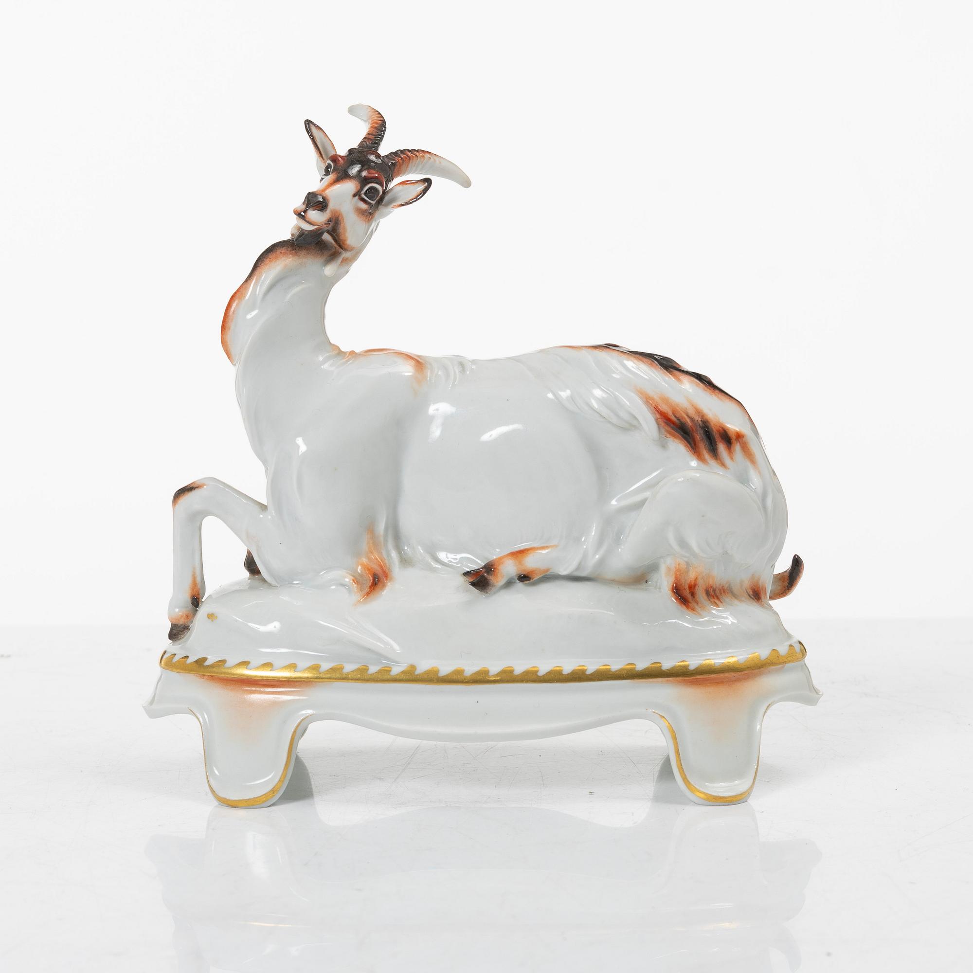 Max Esser, figurin, från "Reinicke Fuchs", Meissen, Tyskland.