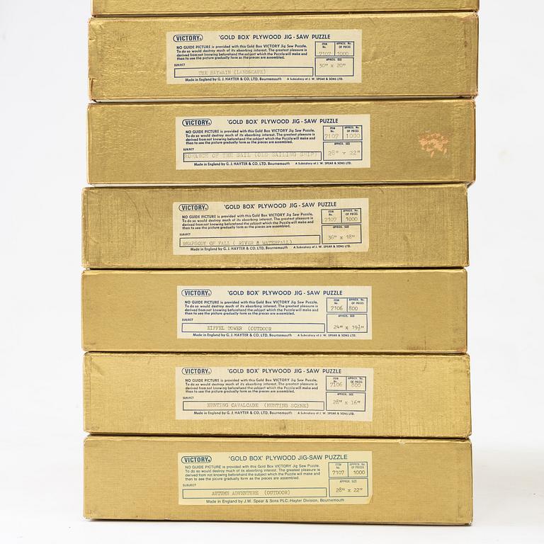 Puzzle, 16 pieces, "The Victory Wood", England, circa the mid-20th century.