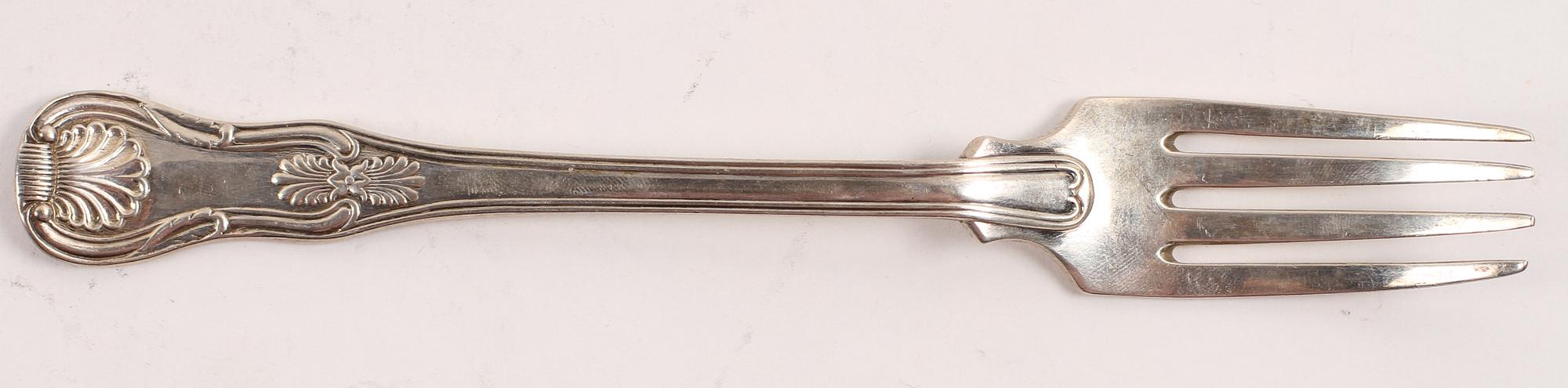 BESTICK, 12 st, silver, 1800-tal. Tot vikt. 835 gram.