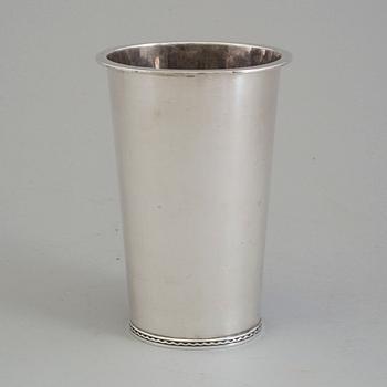 ERIC RÅSTRÖM, a silver vase from Råströms, Stockholm, 1964.