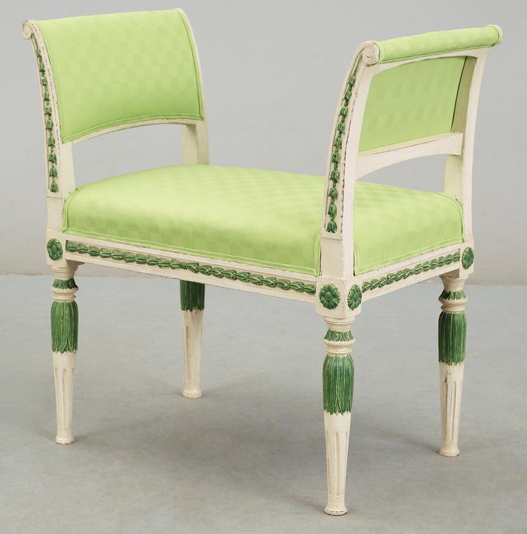 BANKETT, sengustaviansk, Ephraim Ståhls art, omkring 1800.