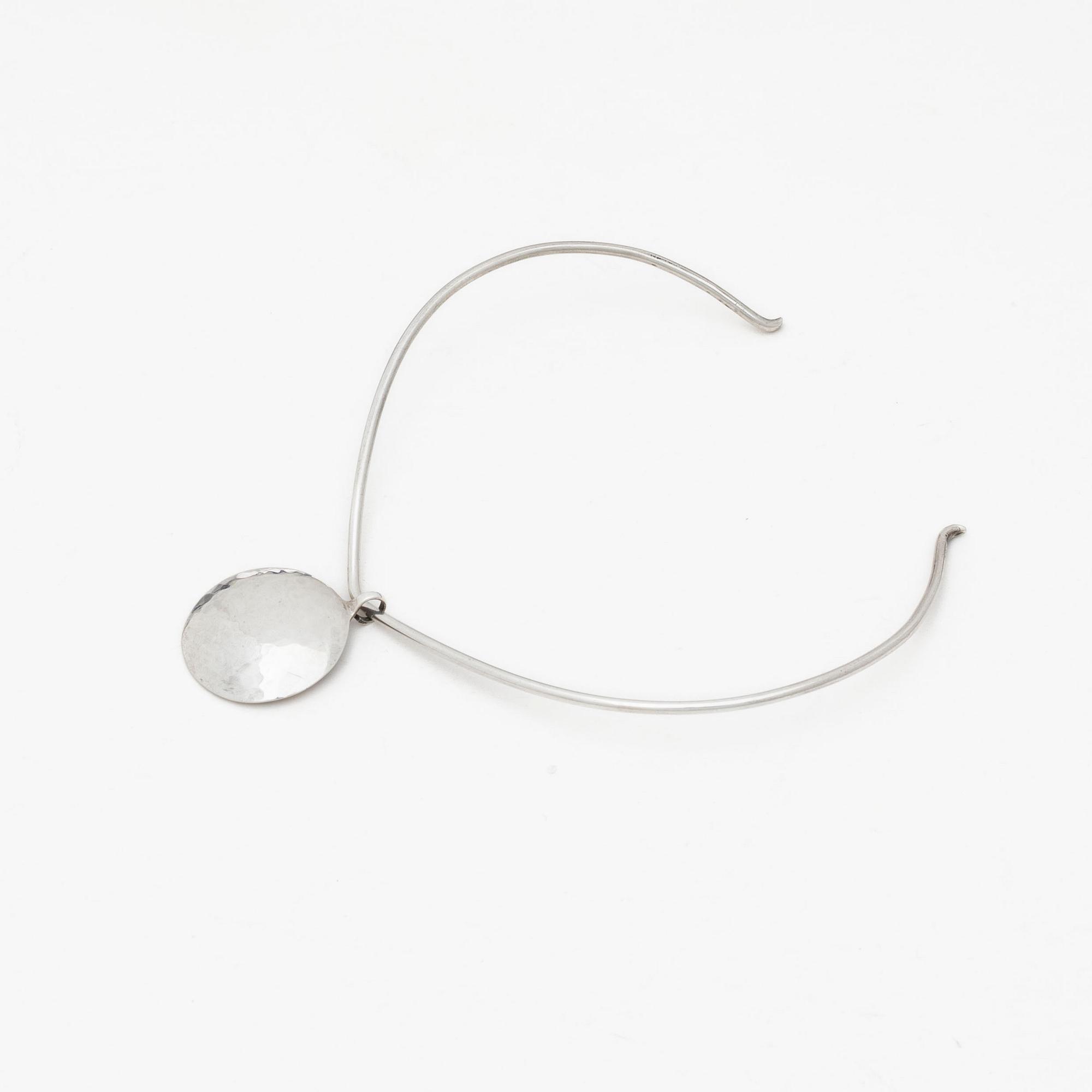 Inga-Britt "Ibe" Dahlquist, a silver necklace, Malmö 1973.