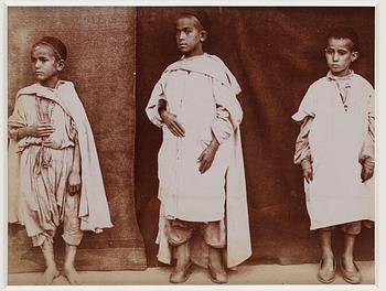 12 photographs of Kabylian children, ca 1910.