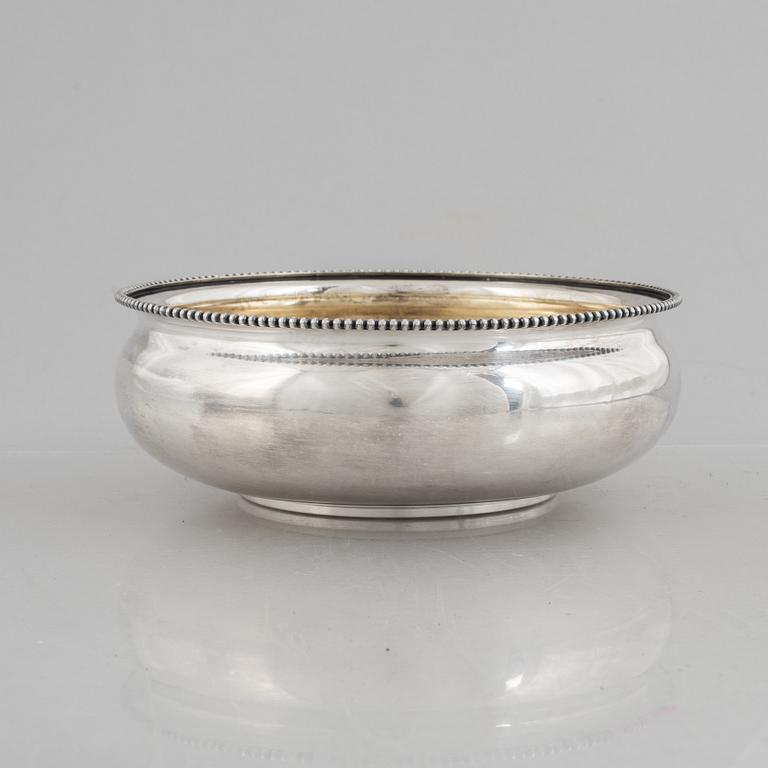 Guldsmedsaktiebolaget, skål, silver, Stockholm, troligen 1918.