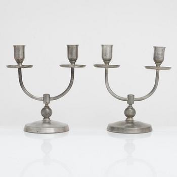 Paavo Tynell, a pair of '8018 1920/30'scandelabra for Taito.