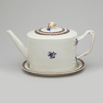 SERVISDELAR, 7 delar, porslin, Kina, 1800-tal.