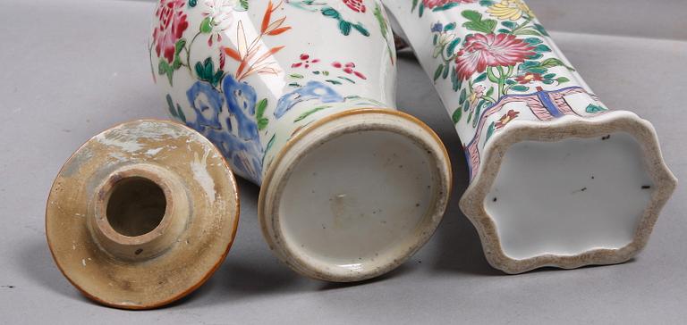 PARTI KINAPORSLIN, 12 delar, 1700-1900-tal.