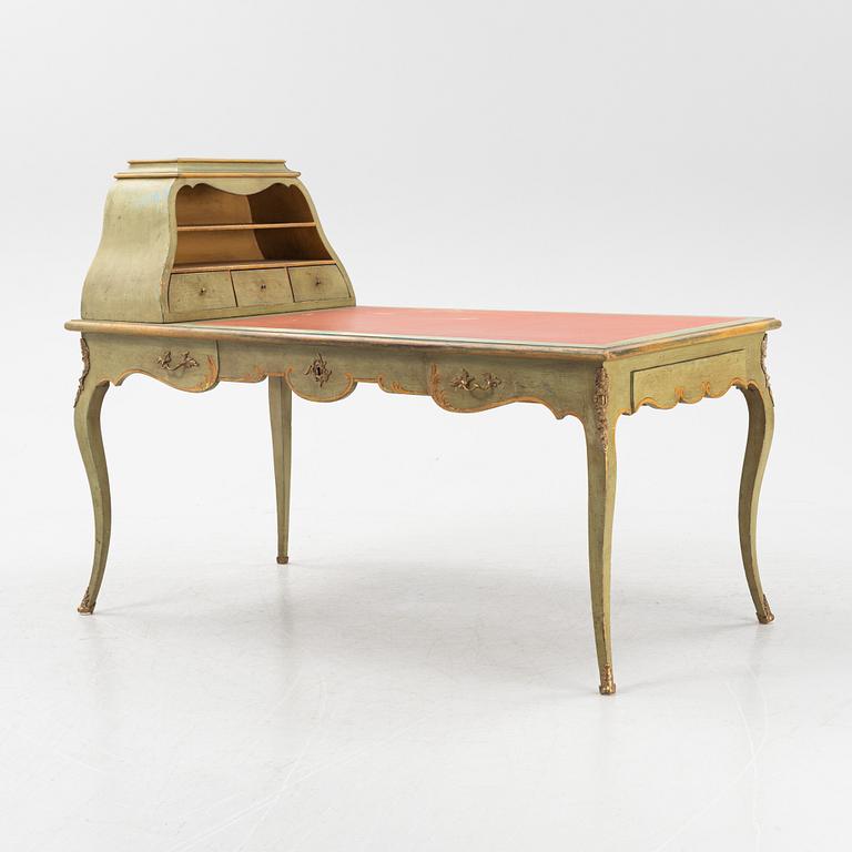 A rococo style writing desk, 20th century.