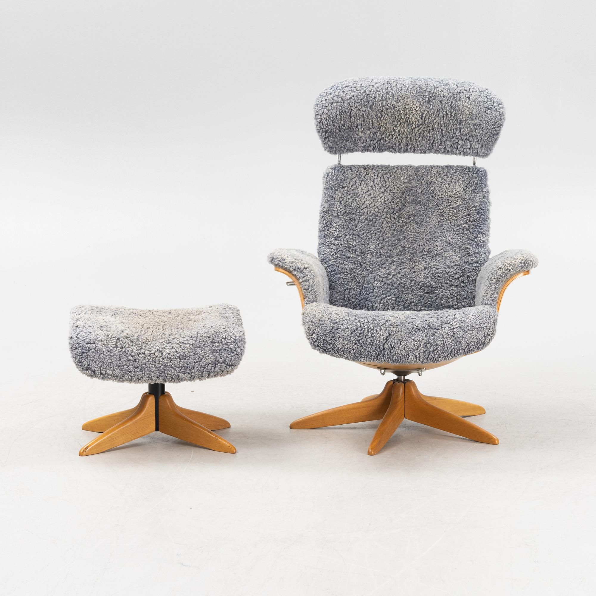 Fåtölj med fotpall, "Air", Conform, 2000-tal.