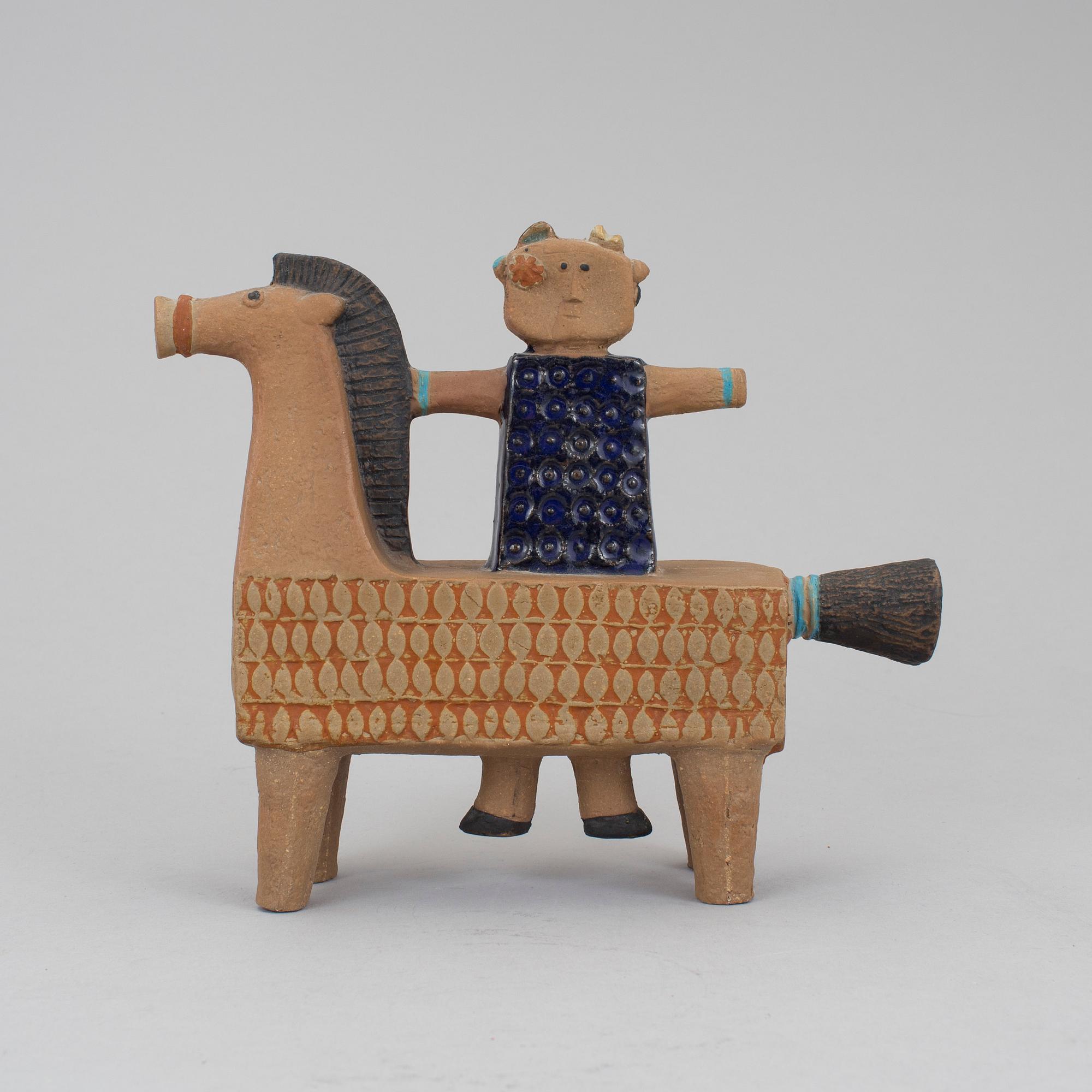 STIG LINDBERG, figurin, stengods, Gustavsberg Studio.